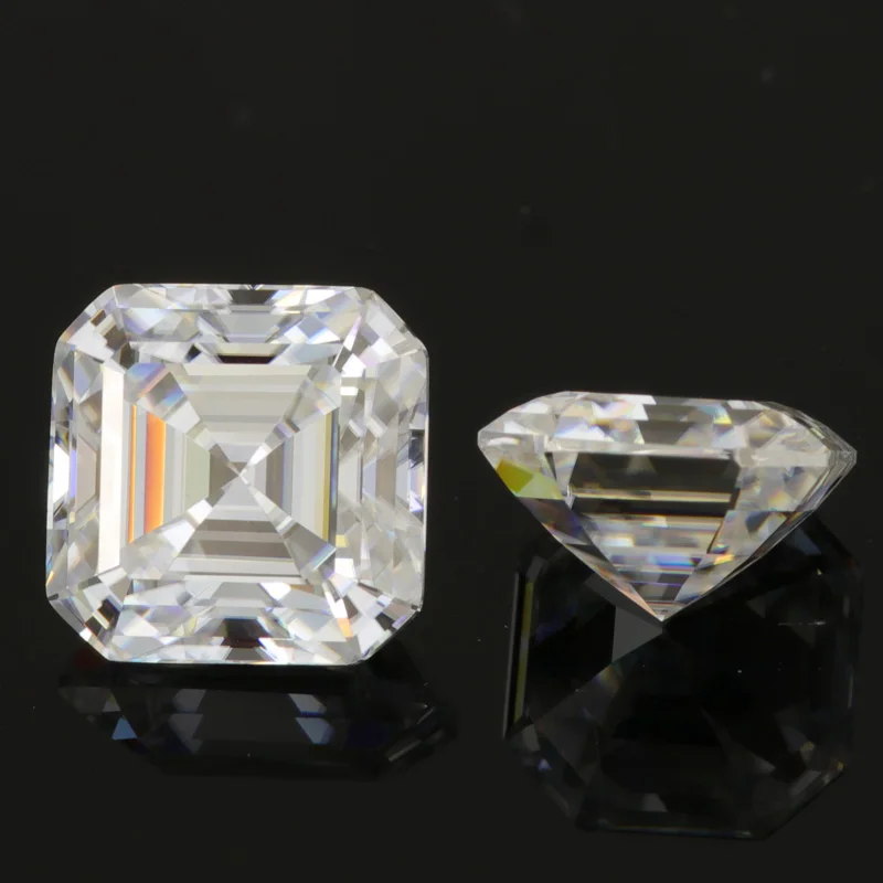  Прованс драгоценные камни белый бесцветный Asscher moissanite алмаз