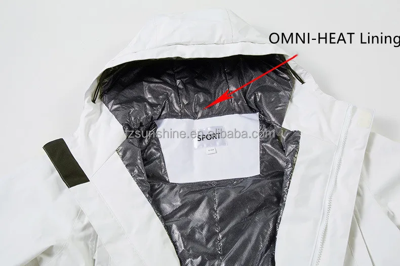 OEM wholesale fashion padded hooded waterproof windproof snowboard ski jacket ski overalls womens