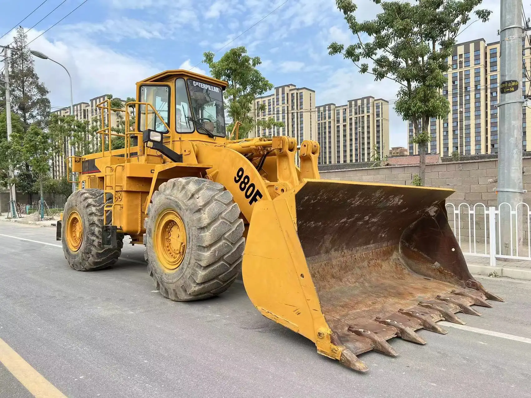 Высокое качество б/у CAT 980 980G 980H 980F колесный погрузчик цена