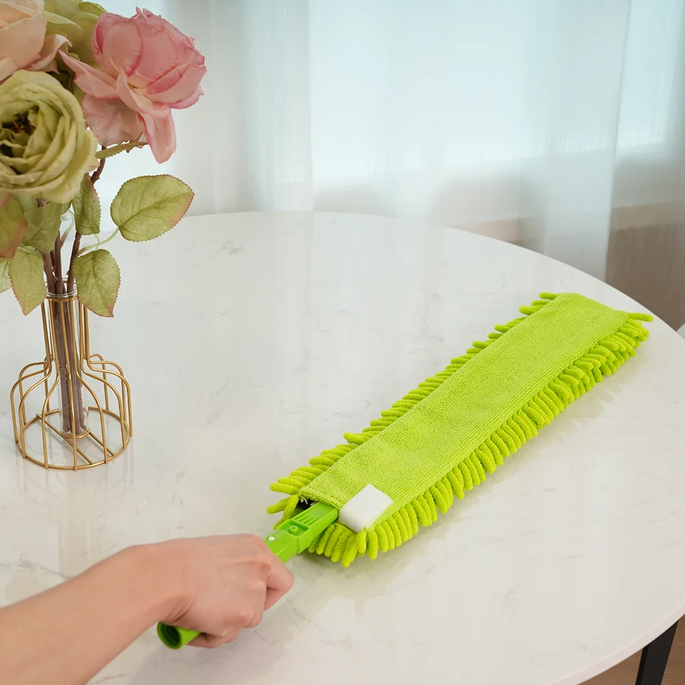 Hot Selling Flexible Washable Microfiber Chenille Ceiling Fan Cleaning Duster household cleaning tools & accessories