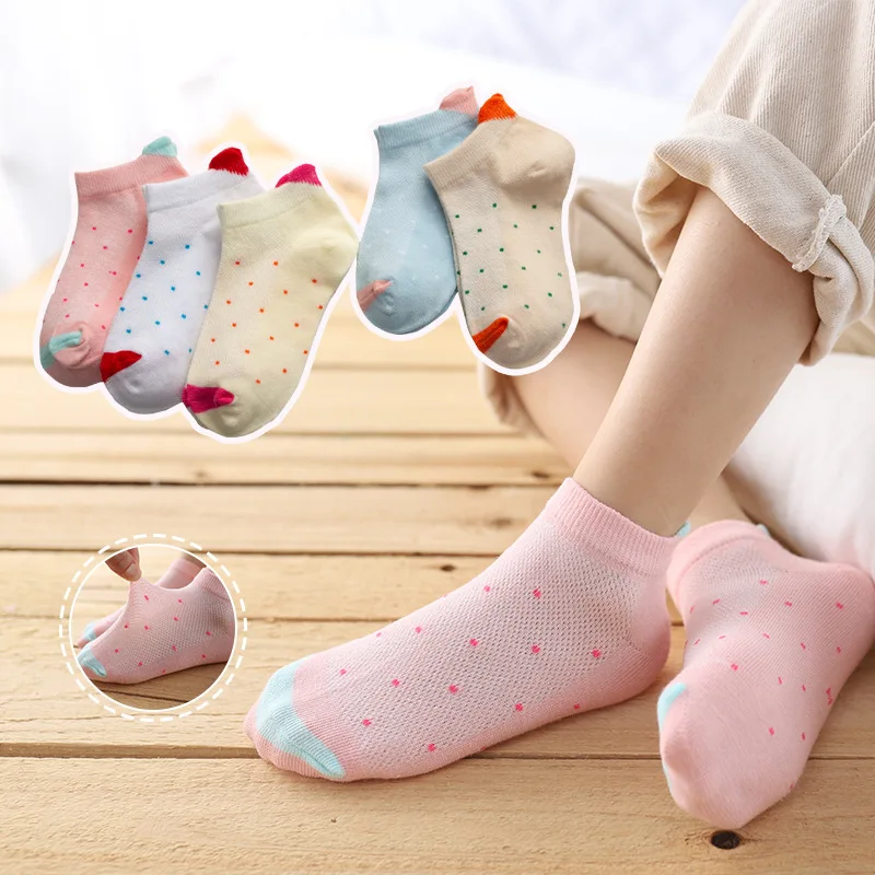 
1-12 years old princess lace mesh student socks kids animal socks fashion breathable children socks 