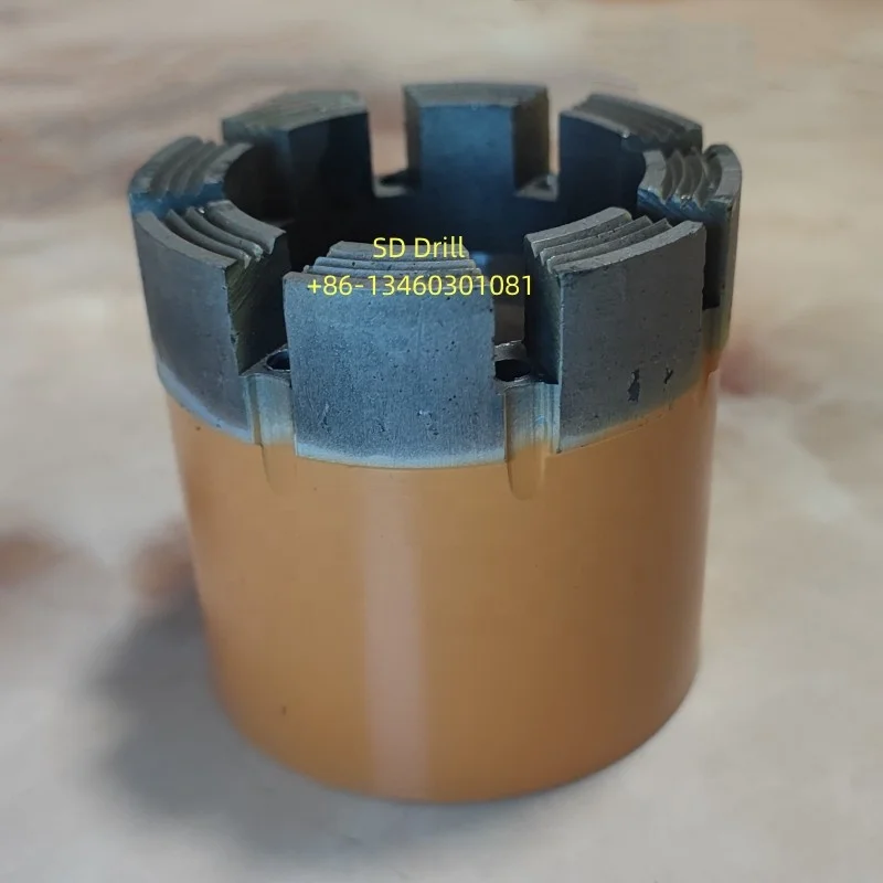 NMLC surface set diamond core drill bit