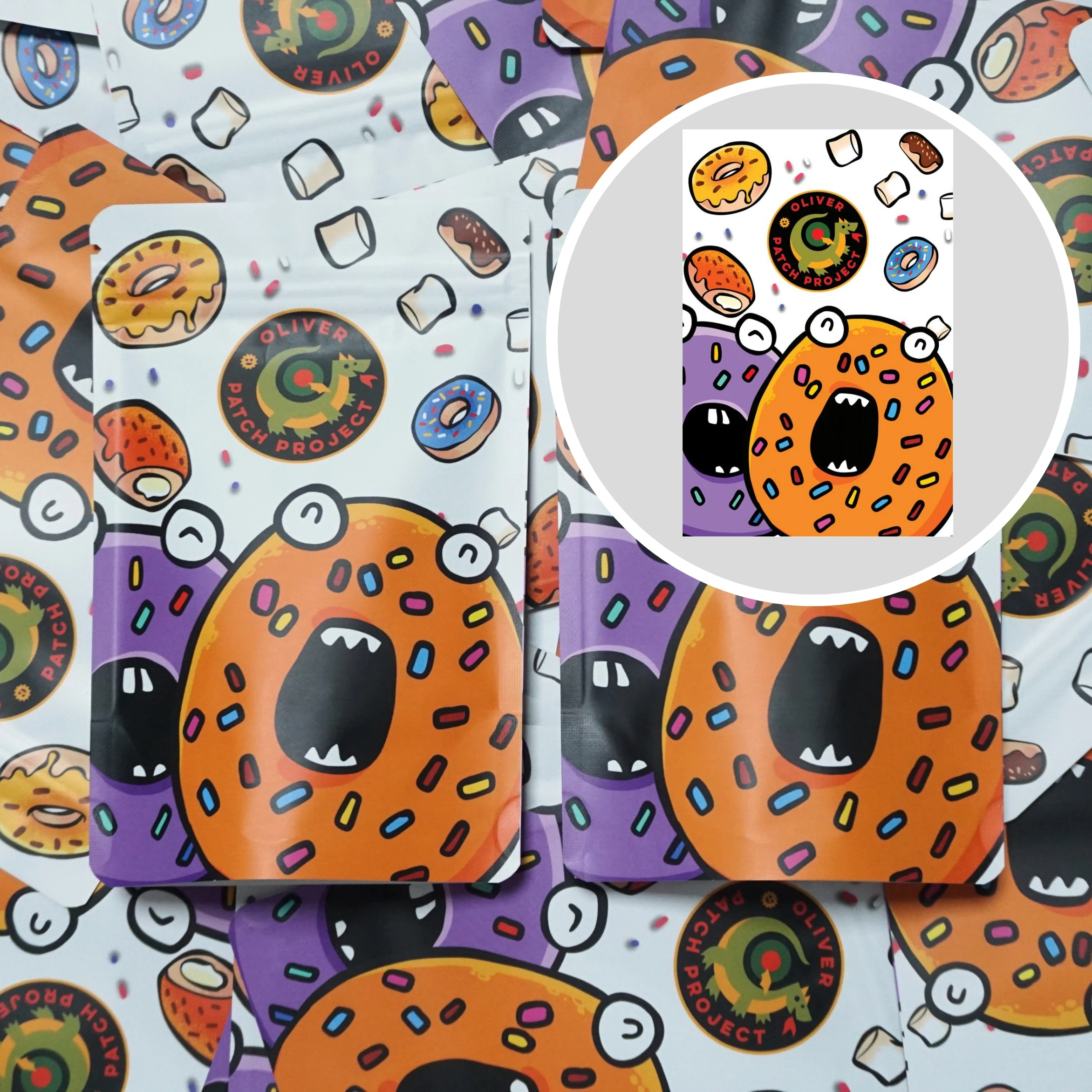 Custom Printed Aluminum Foil Bath Salt Spices Coffee Cookie Food Packaging Zip Lock Stand Up Pouch Plastic Mylar Bags For Soap