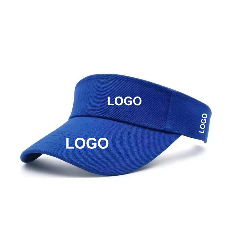 Custom logo Accept New summer sports men women cheap Solid Color sun visor hat sun visor sun visor cap
