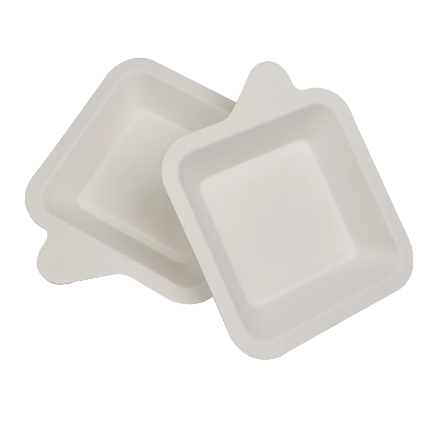 Green package high speed biodegradable original cardboard pulp paper plate/lunch box making machine