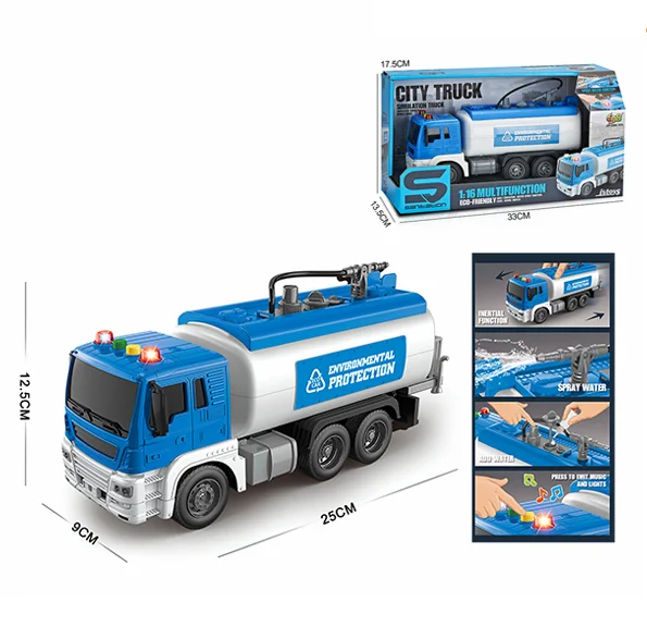 Fire Rescue Water Car Toy Inertia Fire Engine Toy Fire Truck Toy