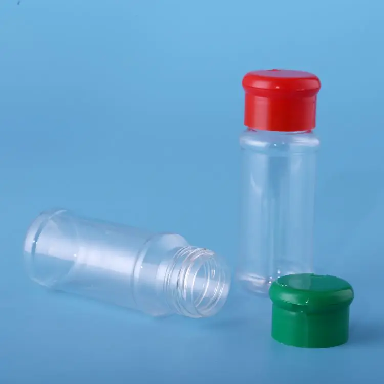 Wholesale Kitchen Plastic 100g Salt Pepper Chili Seasoning Shaker Bottle
