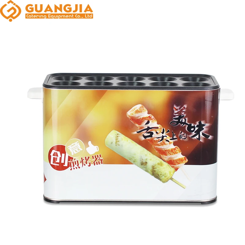 Commercial Electric Heating Snack Food Machine Hot Dog Egg-Coated Sausage Stainless Steel Used Condition Home Use Core Engine