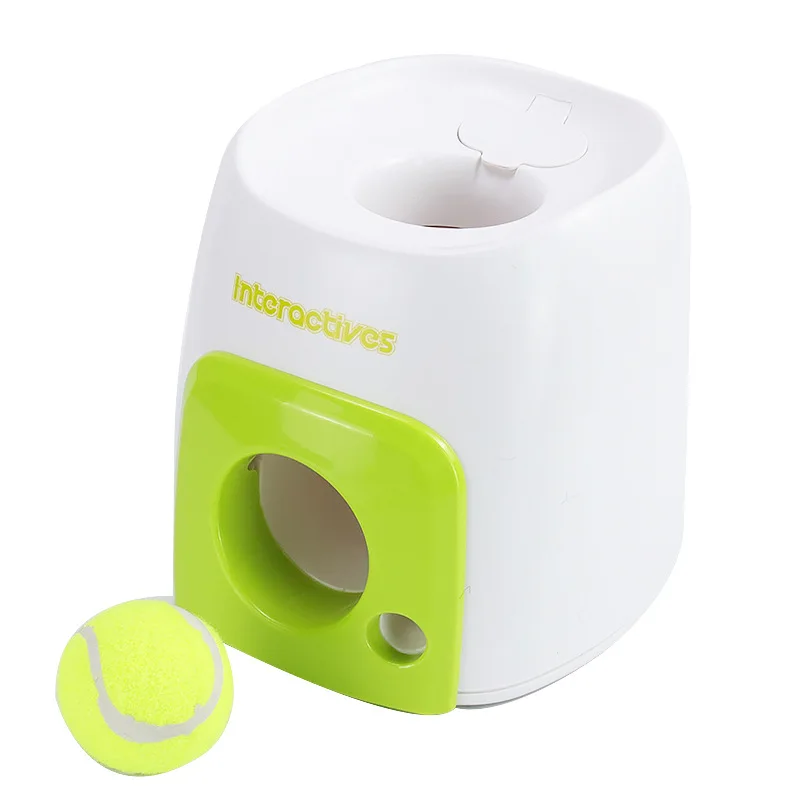 Automatic Launching Interactive Food Reward Machine Dog Tennis Ball Training Intelligent Feeder Treat Ball Snack Toys