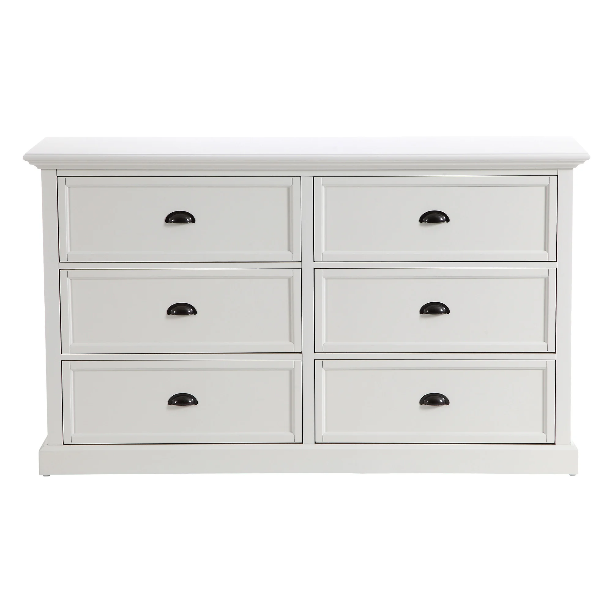 Modern MDF With Matt Lacquer Painting Chest Drawers Bedroom Furniture Wooden White 6 Chest Drawers Cabinet Storage Organizer