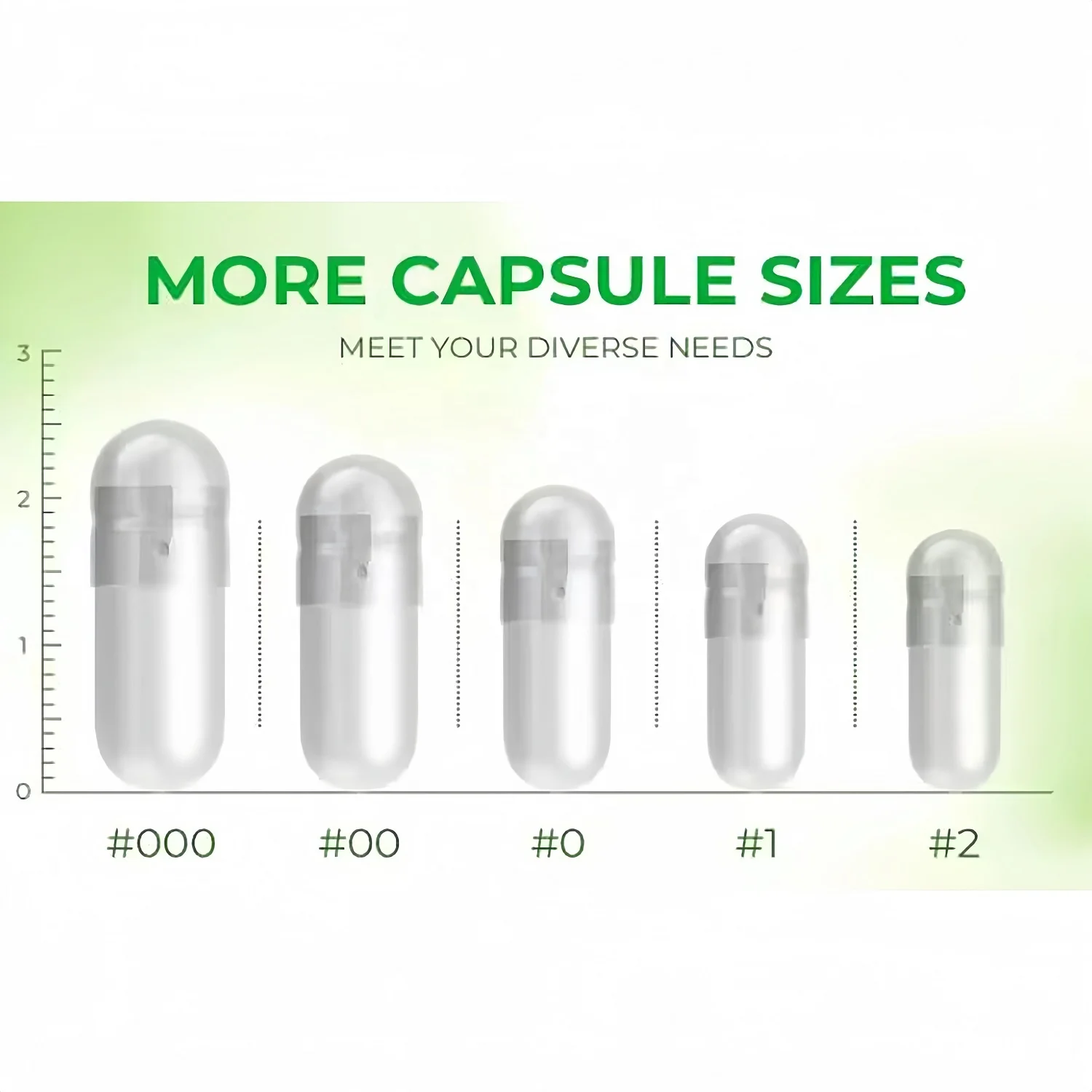Factory Capsules Size 1 Vegetable Capsule Pharma Pharmaceutical Packaging Empty Pill HPMC Capsules