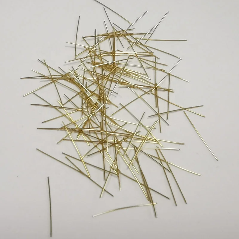 0.2mm 0.22mm  PRC Copper Coated Steel Fiber In Straight Wave Waved Wavy Hook Hooked Hooked Ends  Loose Glued Bundle For Con