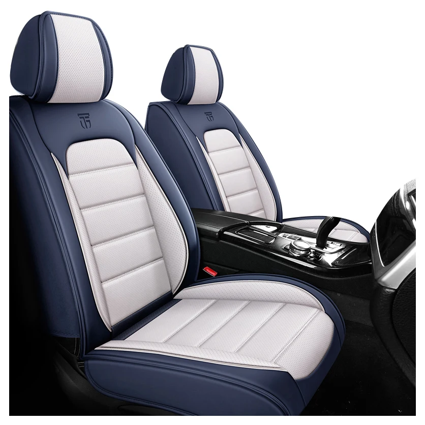 sport interior accessory front and rear 5 pieces universal leather car Seat Cushions & Pillow full set