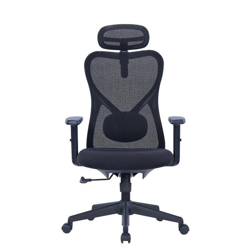 Office Chairs Luxury Modern Ergonomic Revolving Chair Office Lumbar Support High Back Black Office Chair