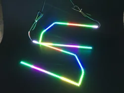 Best price LED angel eye halo ring fog lamp with UFO remoter