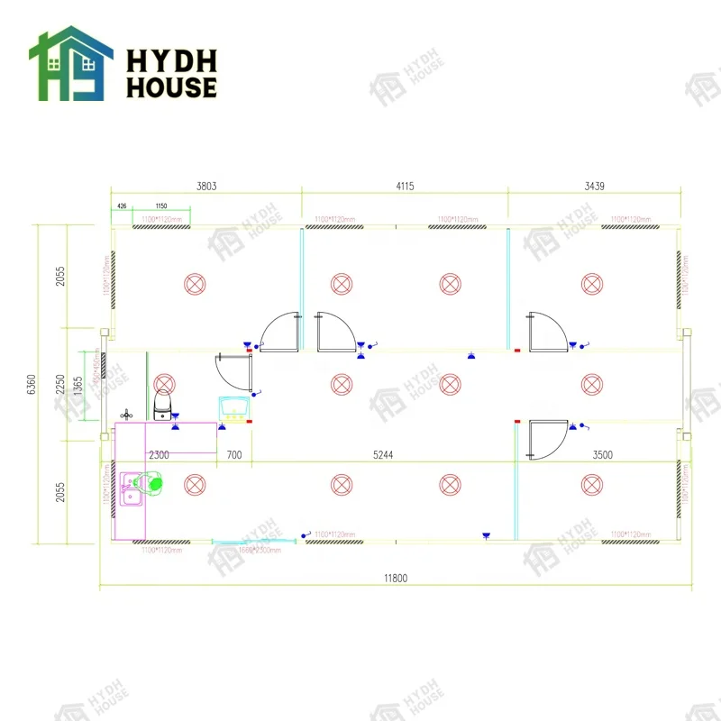 Good Storage Homes Shipping Expandable container house 4 bedroom 1 bath for family