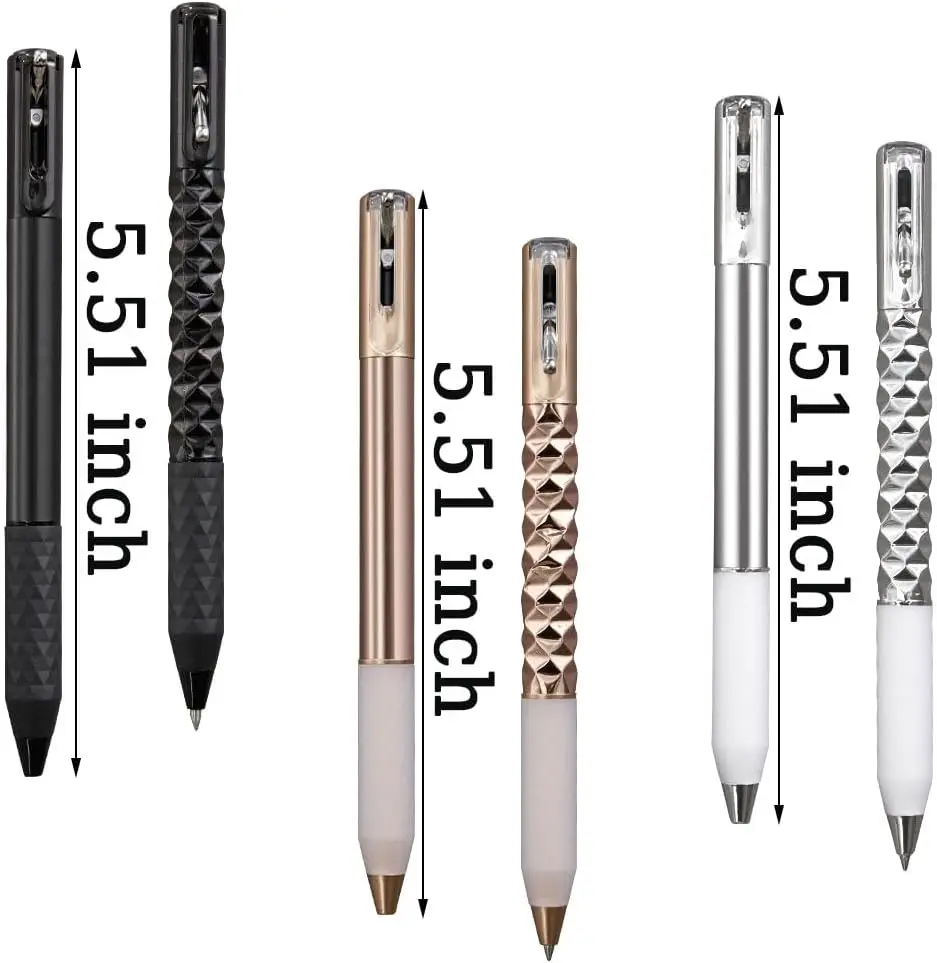 2024 Hot selling innovative design source factory rifle bolt toggle deformation plastic neutral pen gel pen