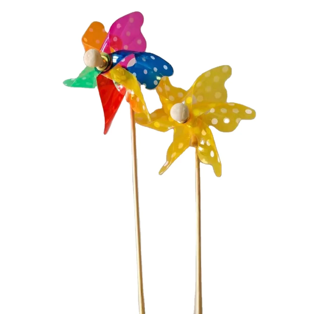 Supplier quality wind  model gifts purple pinwheel wooden windmill for kids toy