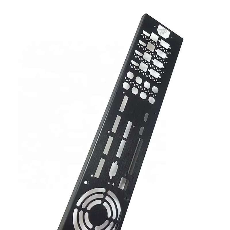 China manufacturer custom cnc machining audio amplifier front panel, aluminum face plate, aluminum front panel