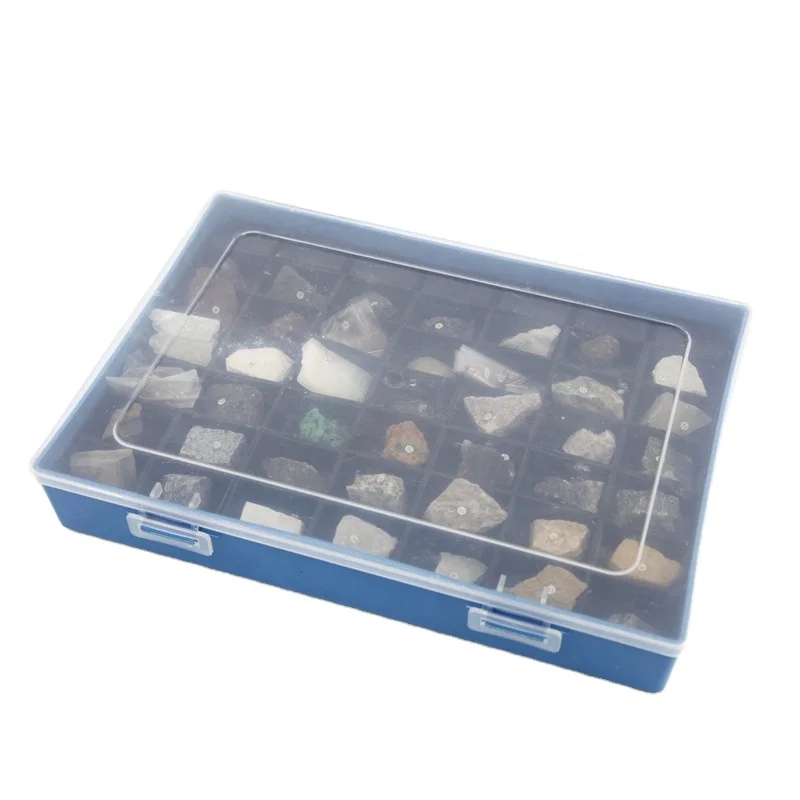 Educational 42 kinds Mineral rock stone specimen teaching materials physical instruments rock specimen model