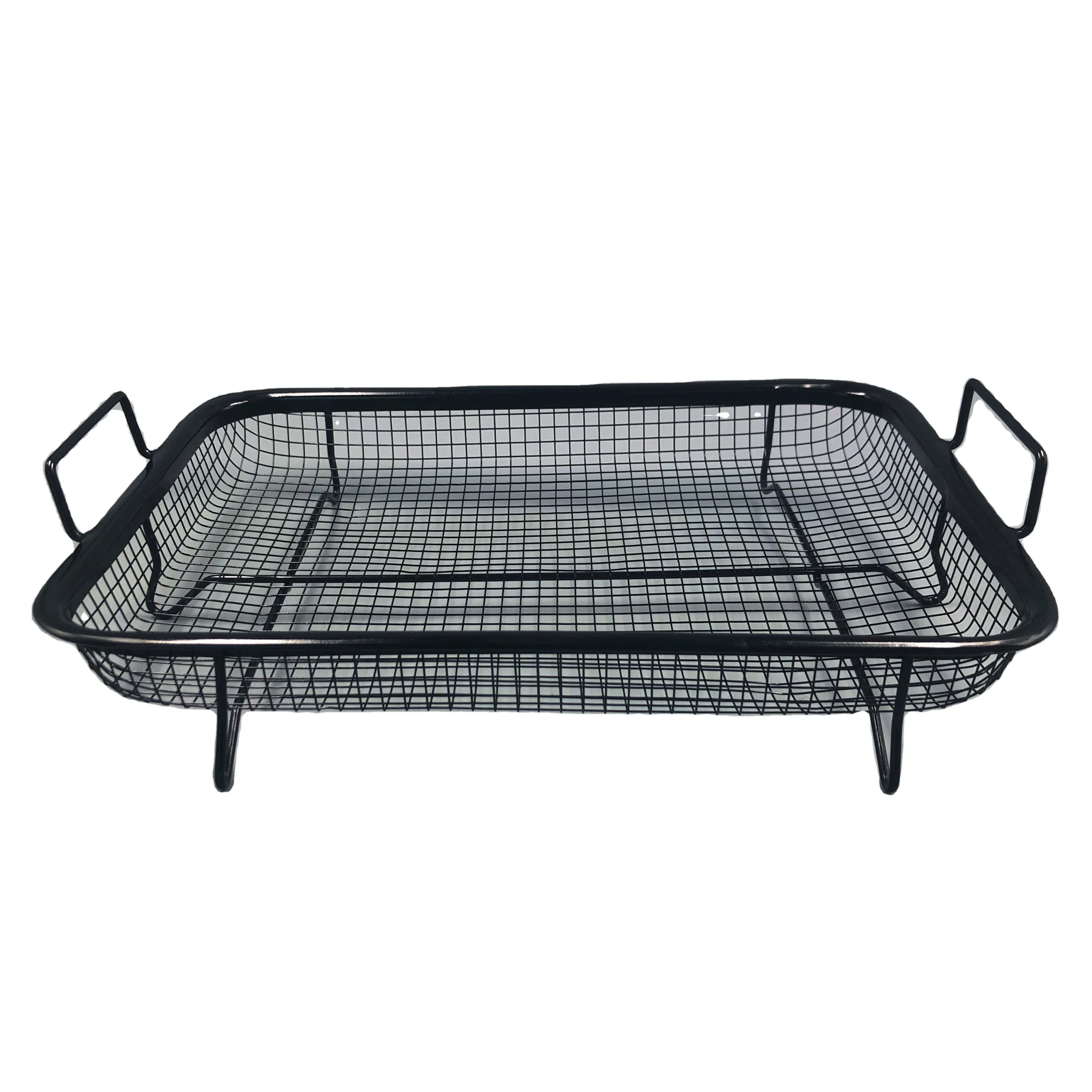 Durable And High Temperature Resistant Portable Pile Up Bbq Grill Basket Stainless Steel