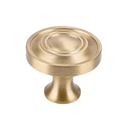 New Designer Luxurious Furniture Hardware Accessories Single Hole Kitchen Cabinet Brass Knobs And Pulls
