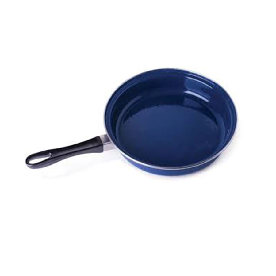 Wholesale Cookware Camping blue Enamel frying pan