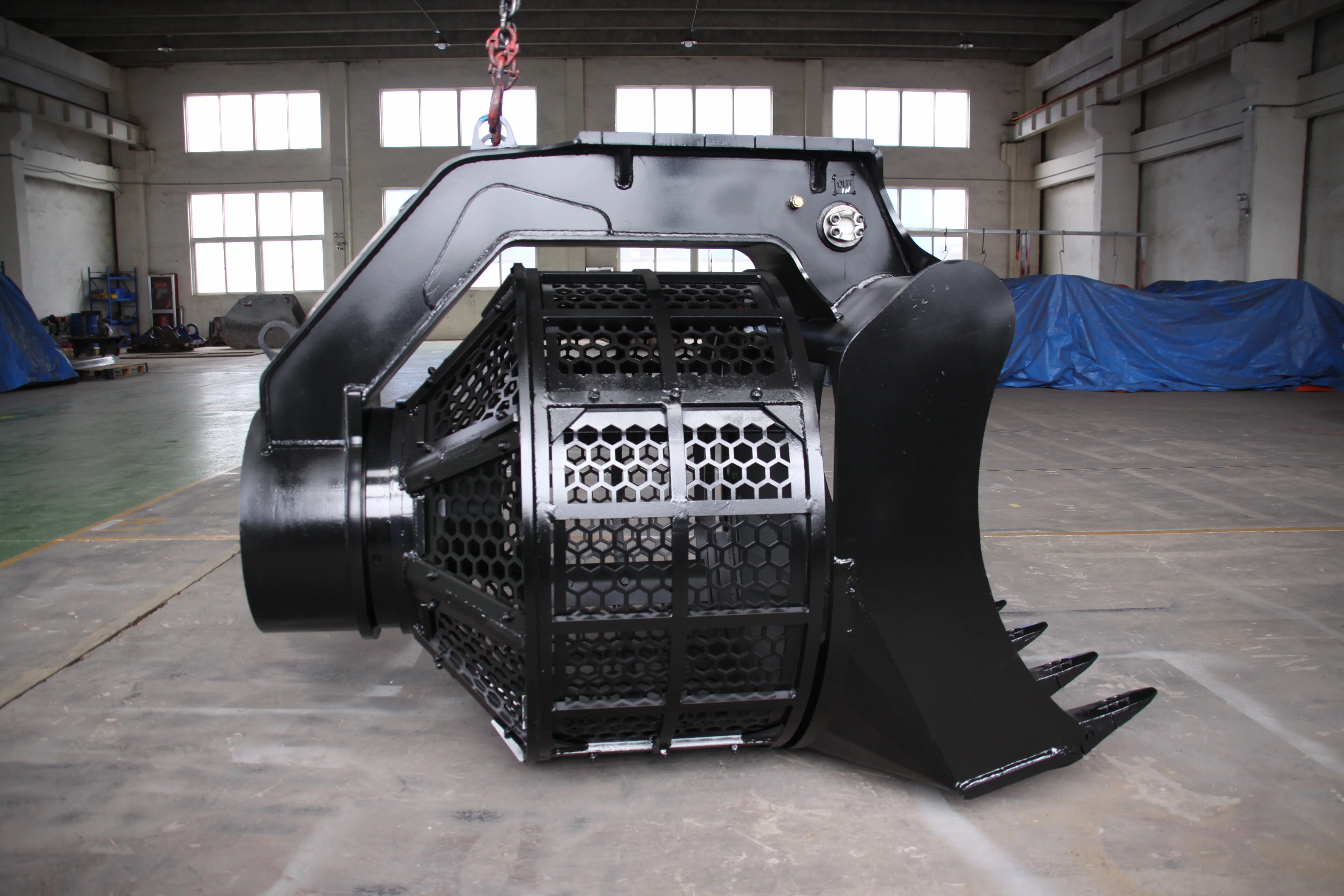 Gravel Screening Bucket Rotary Screen Bucket For Excavators