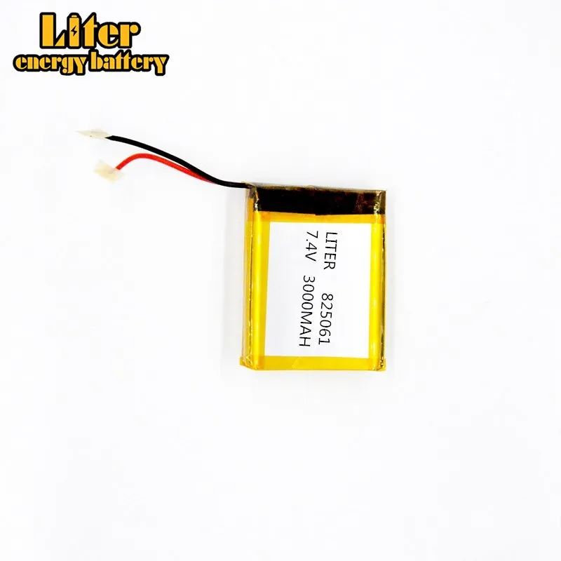 825061 3000mAh литий-ионный перезаряжаемый аккумулятор для автомобильных изделий