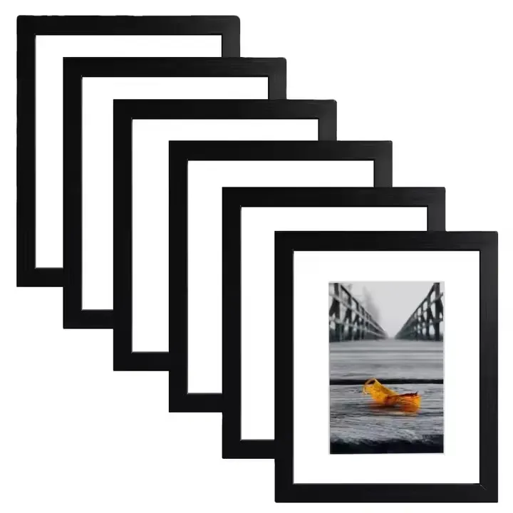 Высокое качество 12 видов цветов 4x6 5x7 6x8 8x10 11x14 16x20 дюймов A3 A4 A5 пользовательский размер фоторамка MDF деревянные рамки для картин