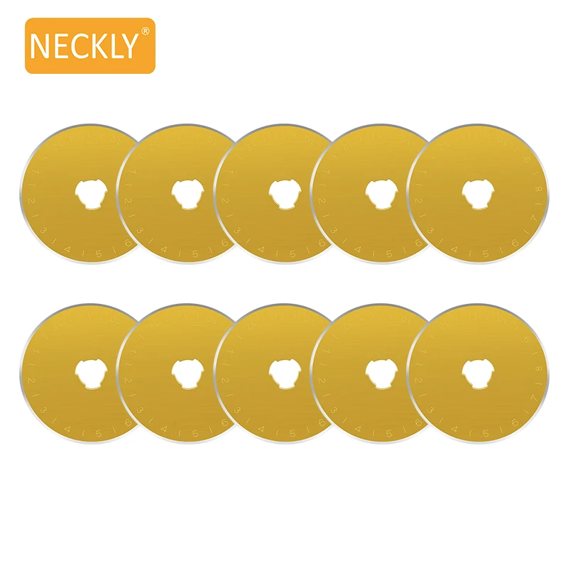 Stainless Steel Japanese Steel Gold 45mm Rotary Cutter Blade