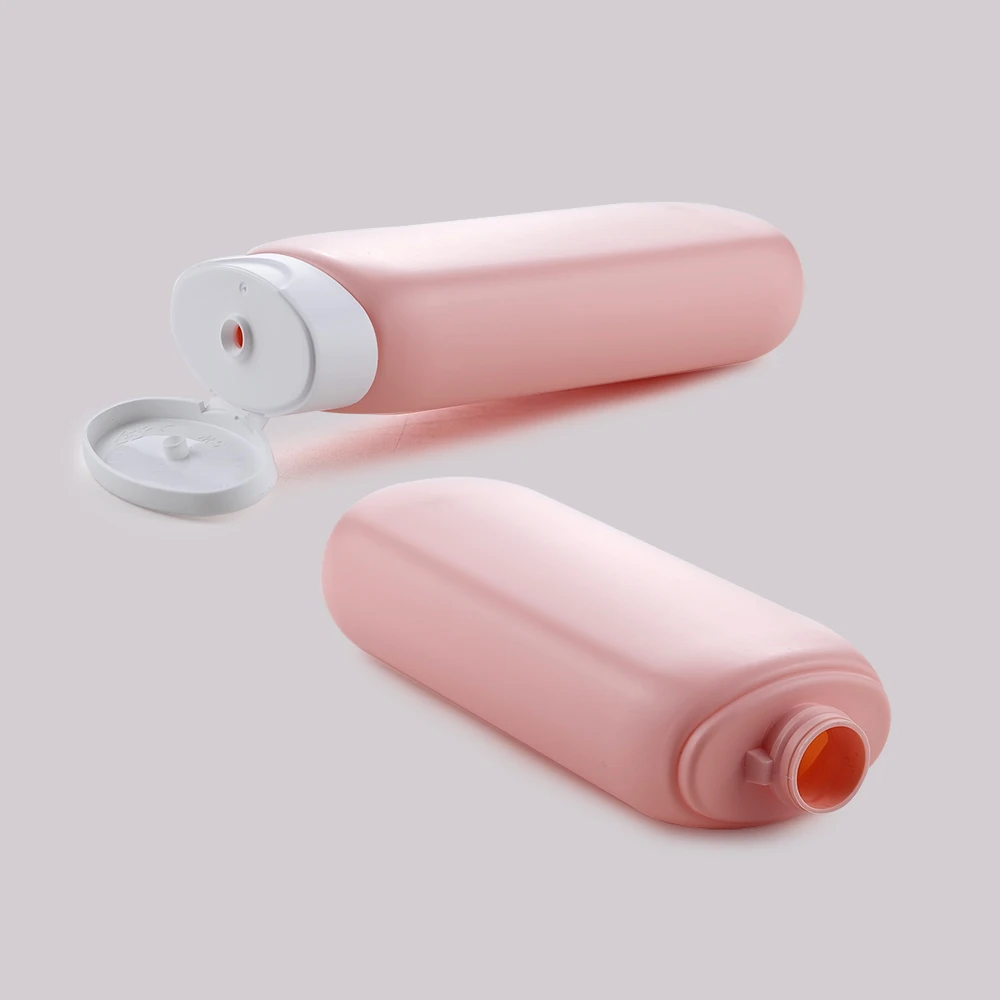 Fast Delivery 300ml Plastic HDPE Upside Down Bottle with Flip-Top Cap