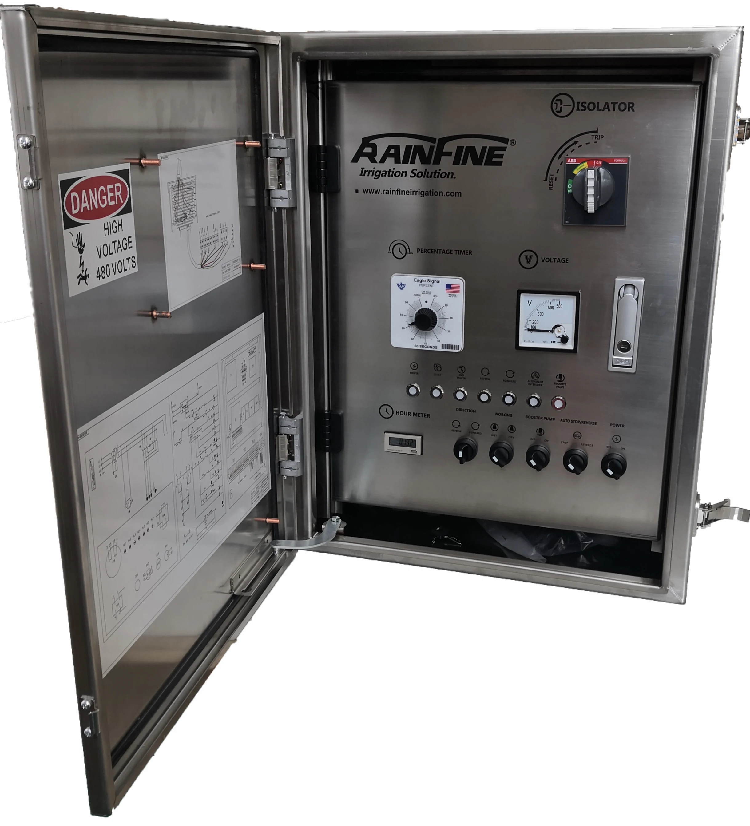 2022 Best Sales Stainless Steel Control Panel for Center Pivot and Linear Irrigation Machines