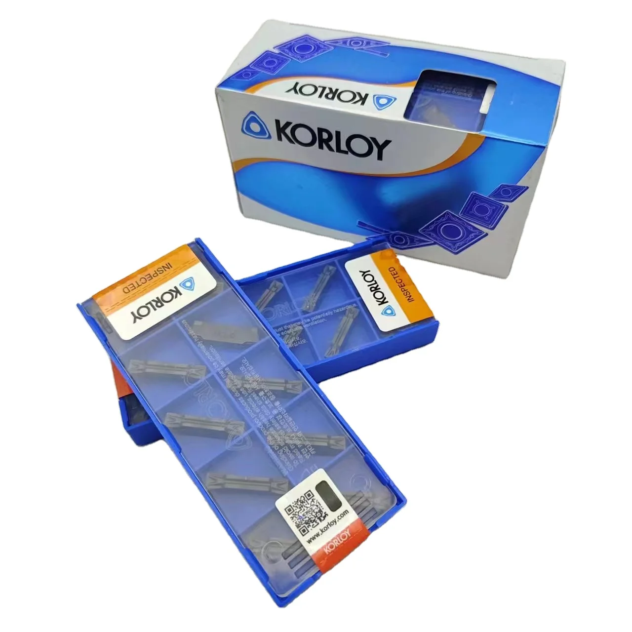 Korloys Original CNC Lathe Insert MGMN150/200/300/400/500-T Full Series CVD/PVD Coated for Effective Turning Cutting Grooving