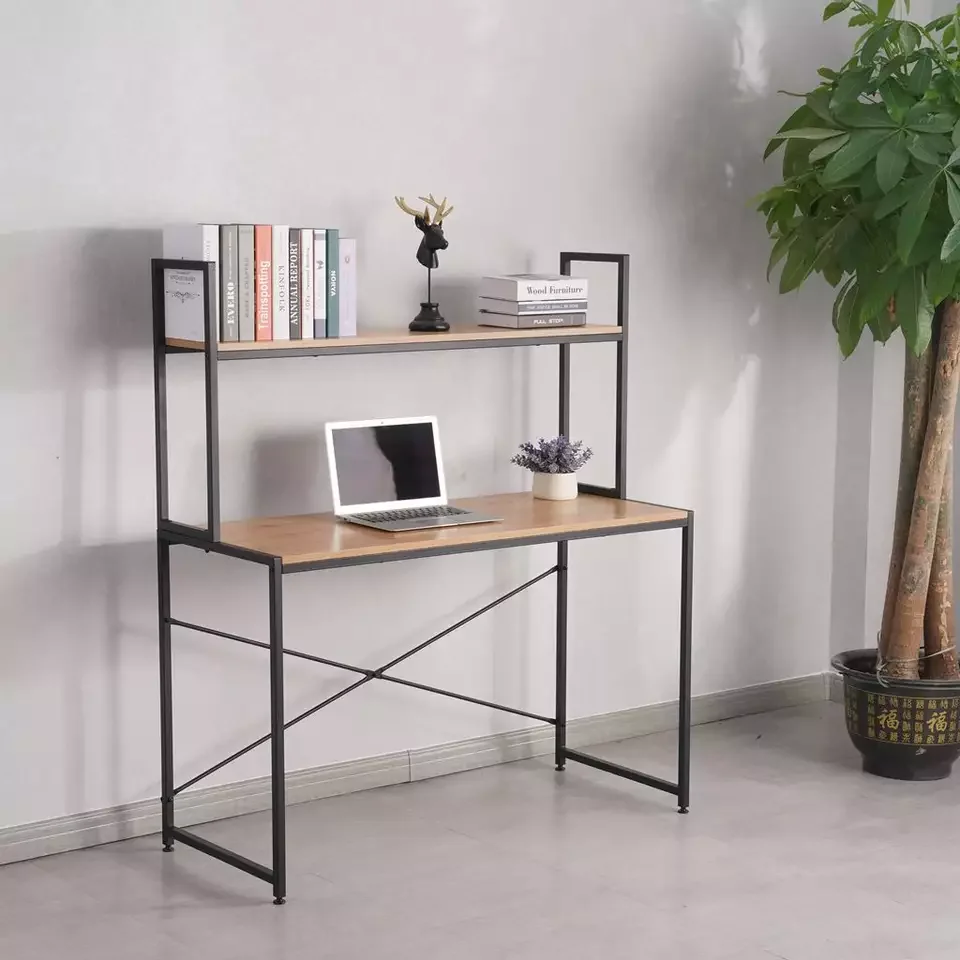 PB MDF wooden home office table office furniture computer desk executive table metal steel office desk