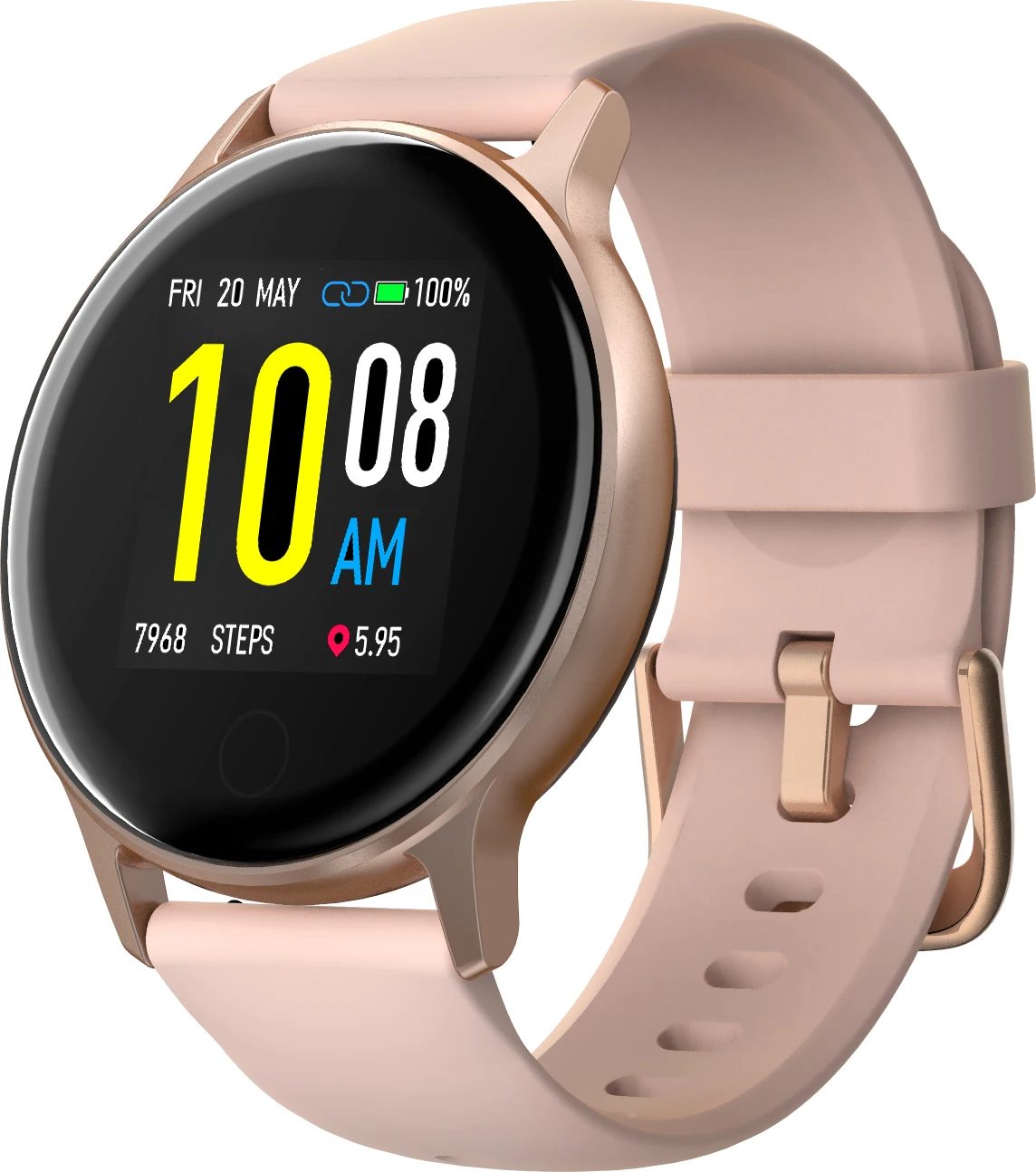 Умные часы UMIDGI Uwatch 2S Беспроводные спортивные водонепроницаемые (5 атм) с экраном 1,3 дюйма и Пульсометром