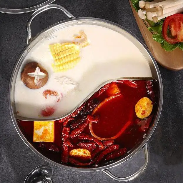 Thickened Alcohol Stove Hot Pot Dry Pot Hotpot Pot Alcohol Cooker Stainless Steel 304 Adjustable Firepower