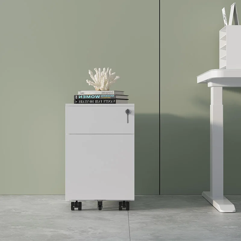 Office Steel Mobile Pedestal Cabinet Custom Small Storage File Cabinet with Drawer