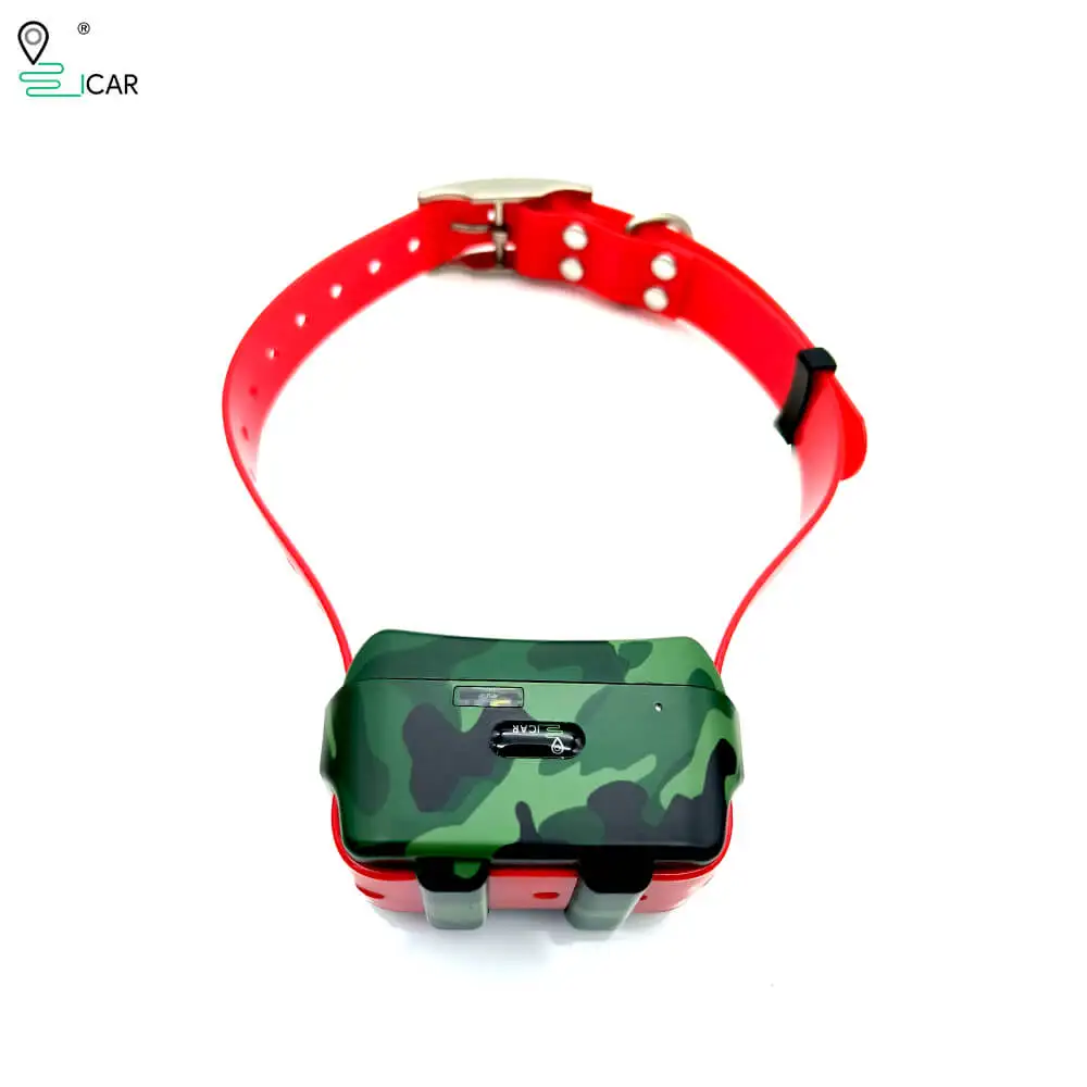 4g Hunting Dog Gps Collar Tpu No Distance Tracking Limit Suitable For Hounds In Forest IK122M