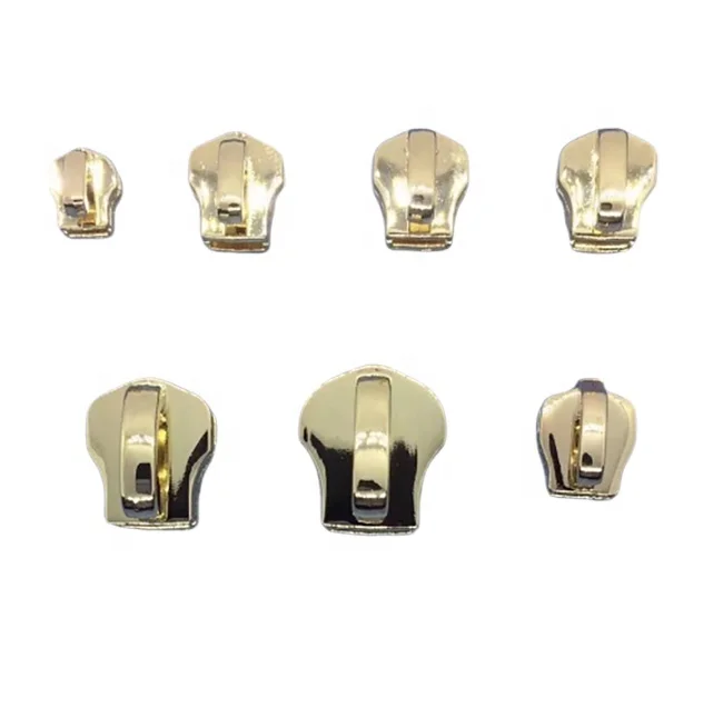 KYY 3# 5# 7# 8# Eco-friendly Fancy Custom Logo Nickel-Free Metal Zipper Slider Zipper Accessories