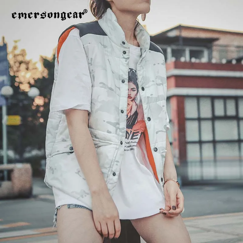 Emersongear лидер продаж модная мужская уличная одежда легкая зимняя женская куртка-пуховик длинная джинсовая куртка