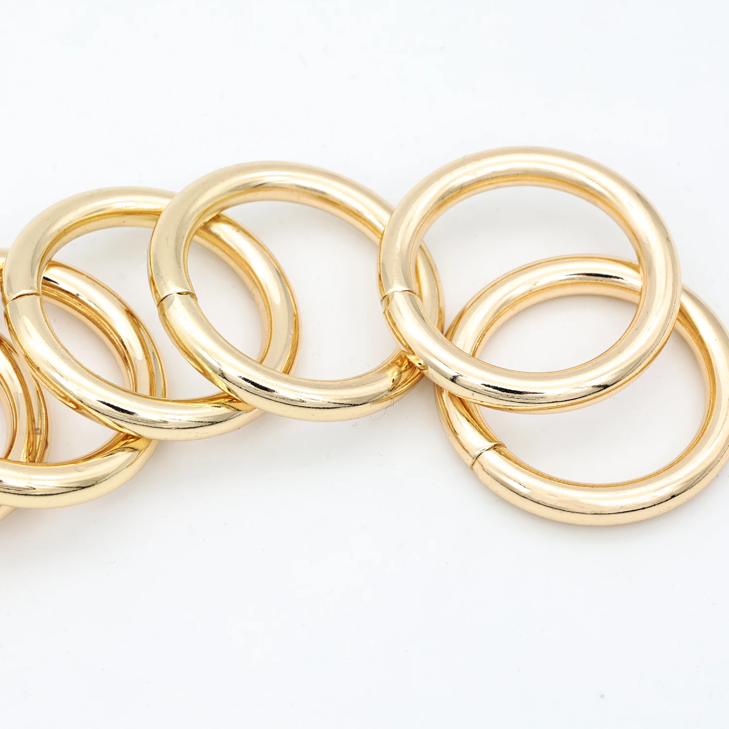 Belt Connecting Snap Ring Bag Hardware Accessories Zinc Metal Round O Ring O Buckle for Lady Bags Handbags Round Metal O Ring