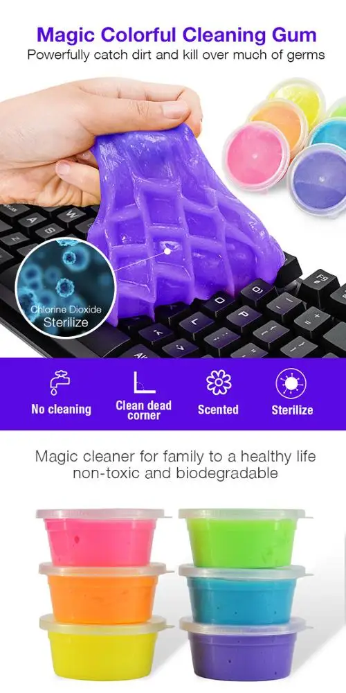 Istudio Universal computer car beauty cleaning gel for car detailing tools High efficiency dust-clean super clean gel