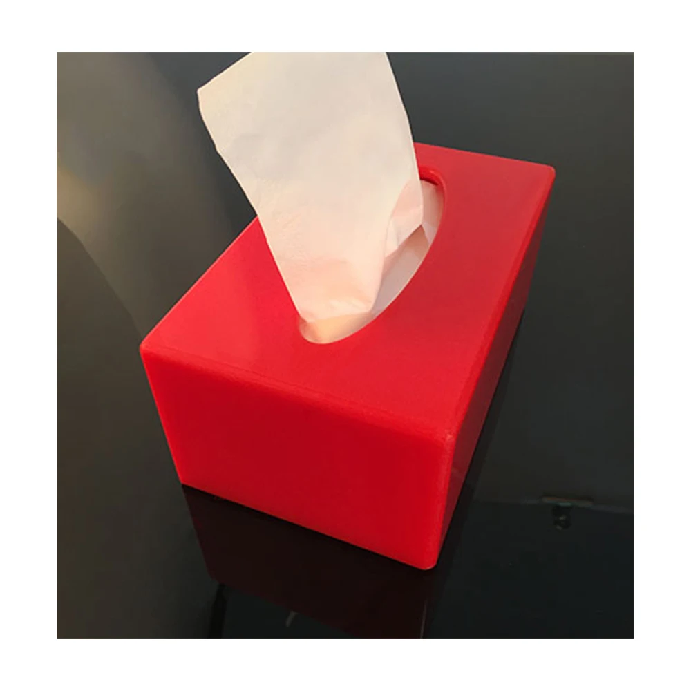Wholesale Custom OEM Acrylic Plastic Paper Wipes Facial Tissue Napkin Holder Box Cases Plastic Tissue Holder