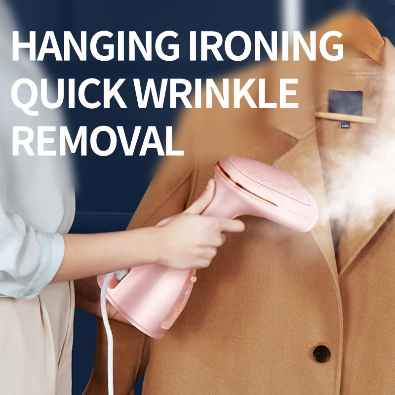 
New Product Portable Iron Travel Handled And Cleaner Wireless Automatic Ironing Machine Garment Steamer Length1.6M 