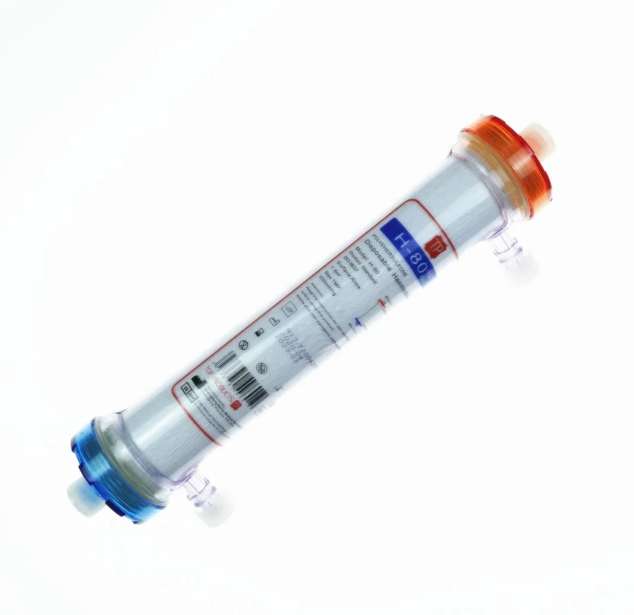 Haemodialysis Filter Professional Medical H80 High Flux Dialyzer For Dialysis Machine