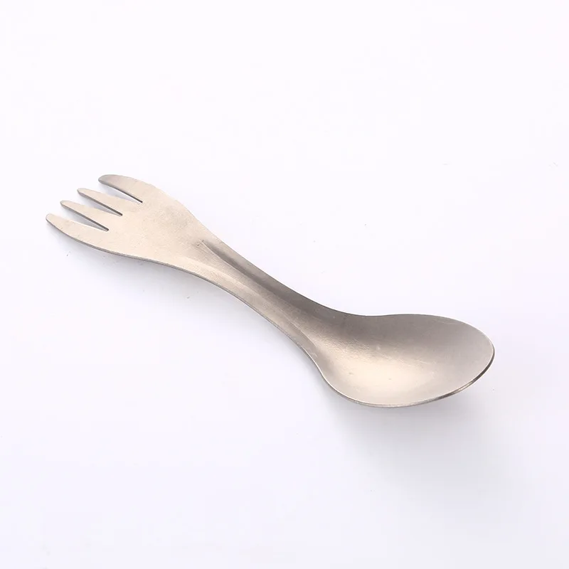 
High Quality Titanium Camping Fork Spoon Spork For Travel 