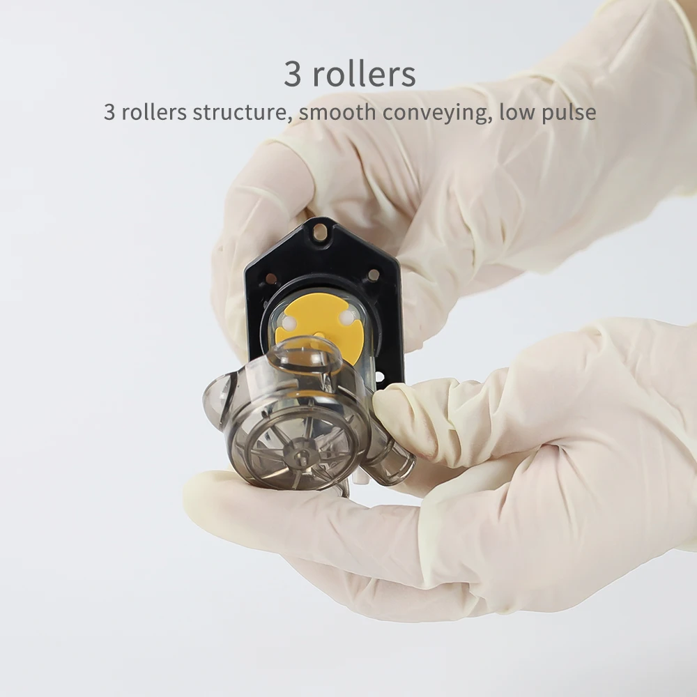 JIHPUMP 12v 24v DC Small Mini Micro Peristaltic Pump Stepper Motor Medical Water Additives Liquid Dosing Hose Pumps Parts Price