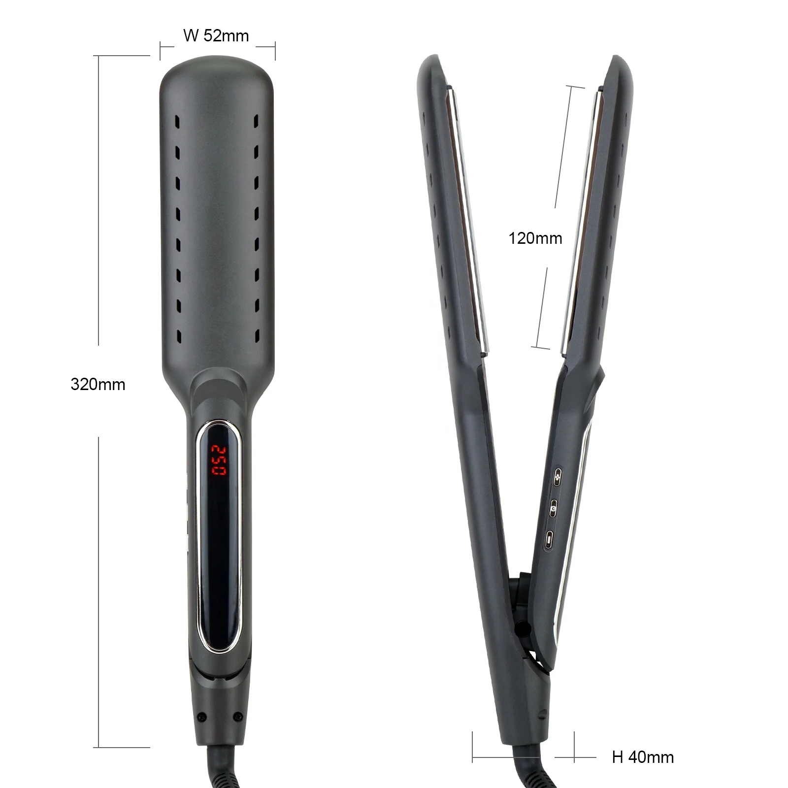
250C/480F Mirror Titanium flat irons Hair Straightener 