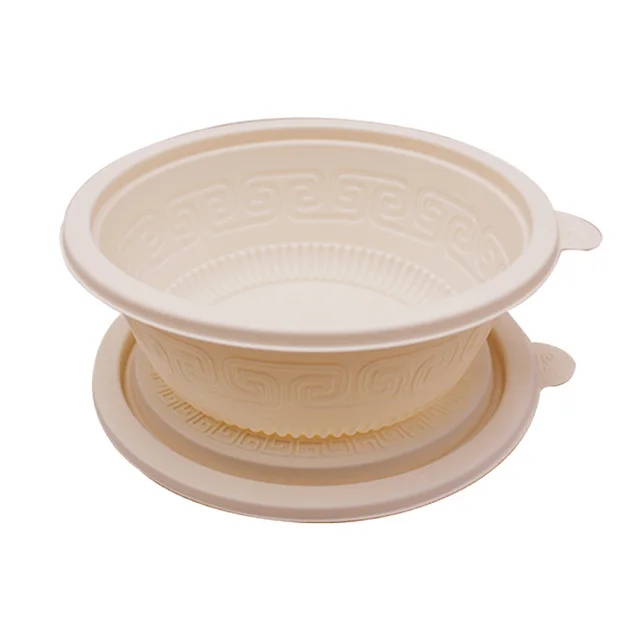 Disposable Tableware Biodegradable Soup  Corn Starch Bowls